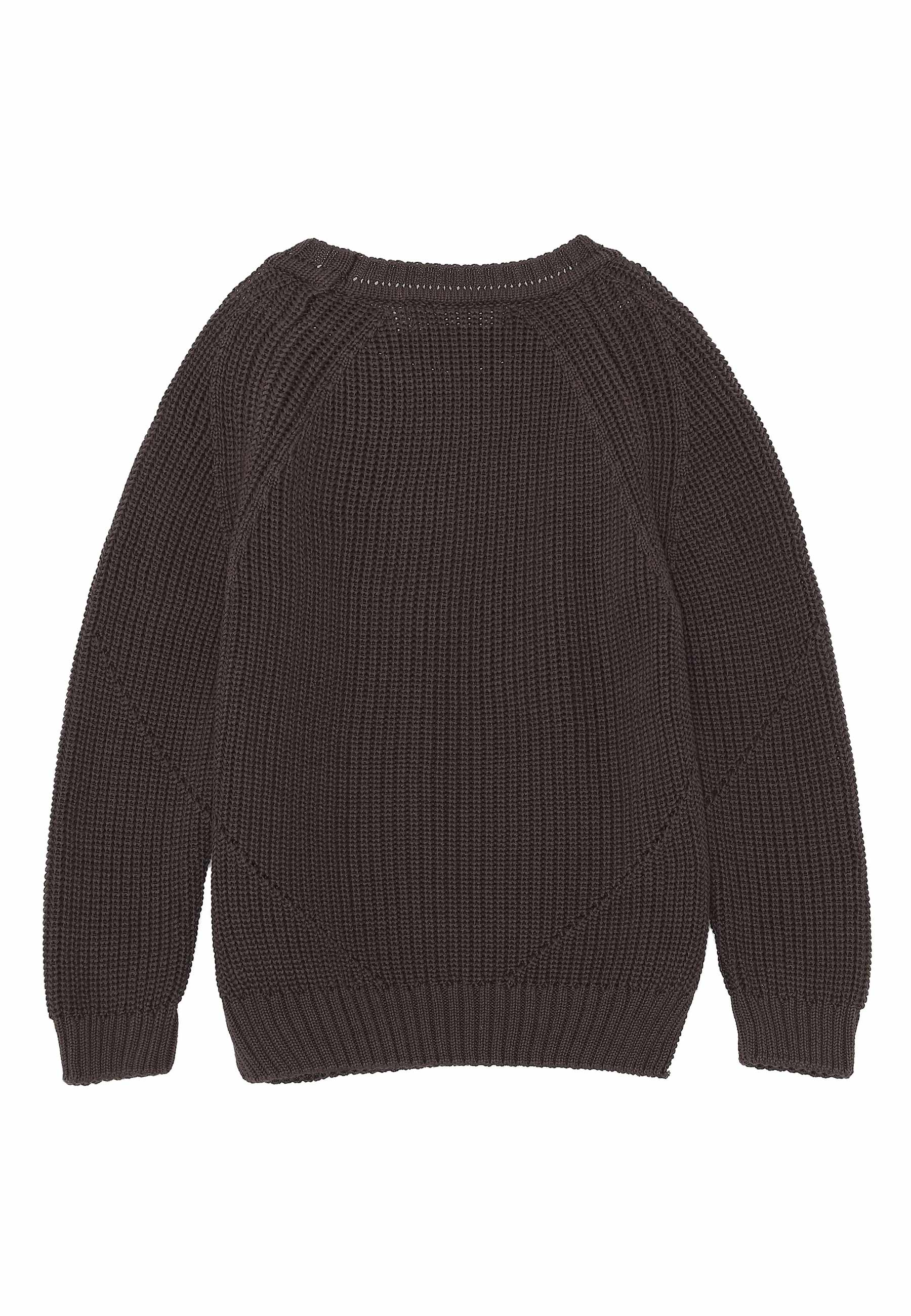 GROBUND Silly strikken mini – die aus Patentstrick in warmem Grau