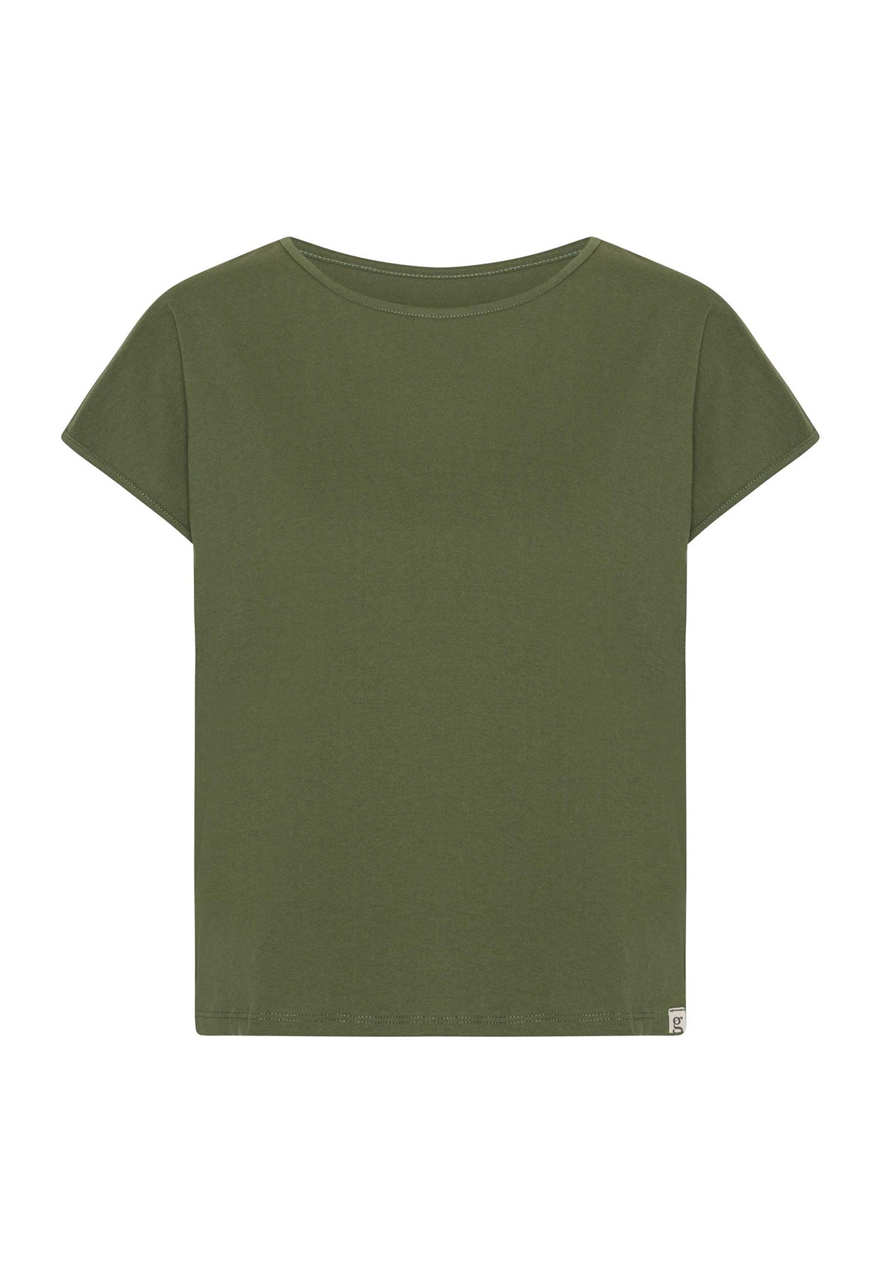 GROBUND Karen T-Shirt – das kurze in Moosgrün
