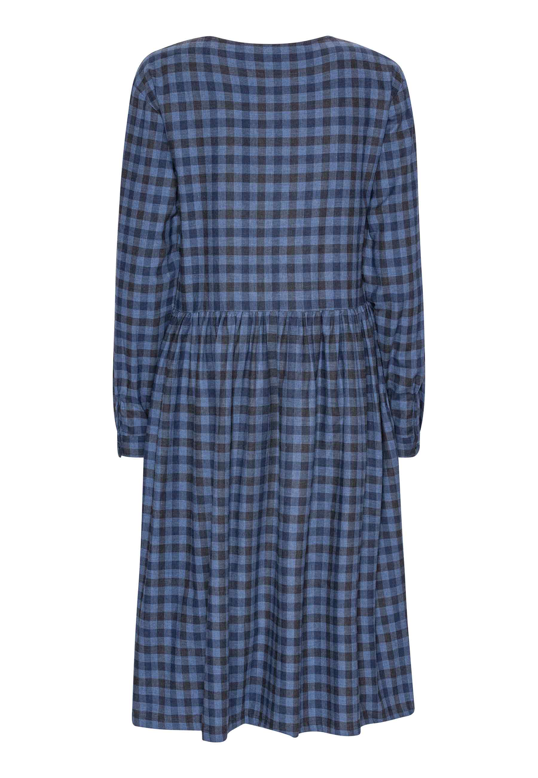 GROBUND Kleid Olga - das blau karierte