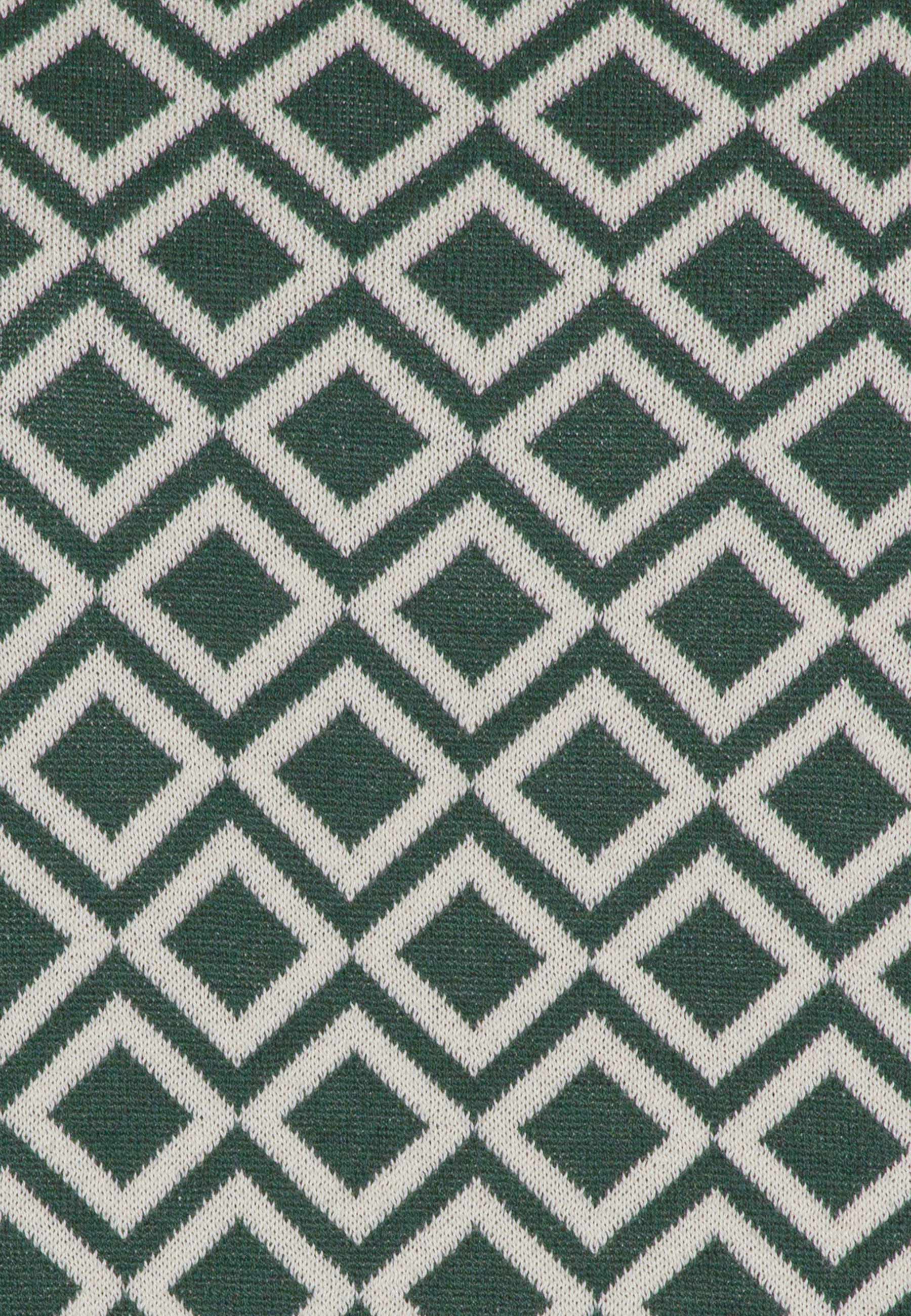 GROBUND Petra Strickpullover - der mit Muster in Grün