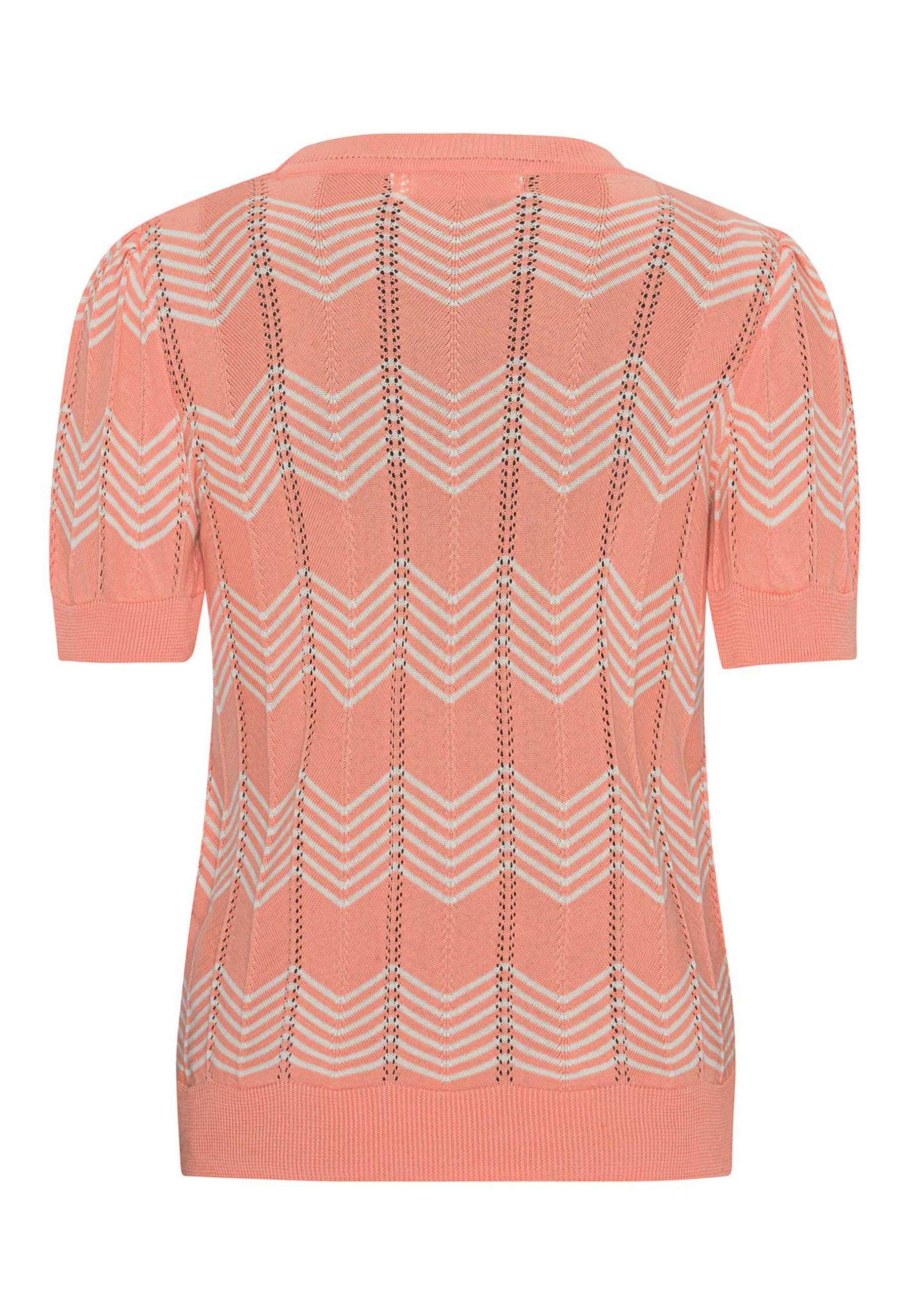 GROBUND Almine Tee - der mit Zickzack in Melone
