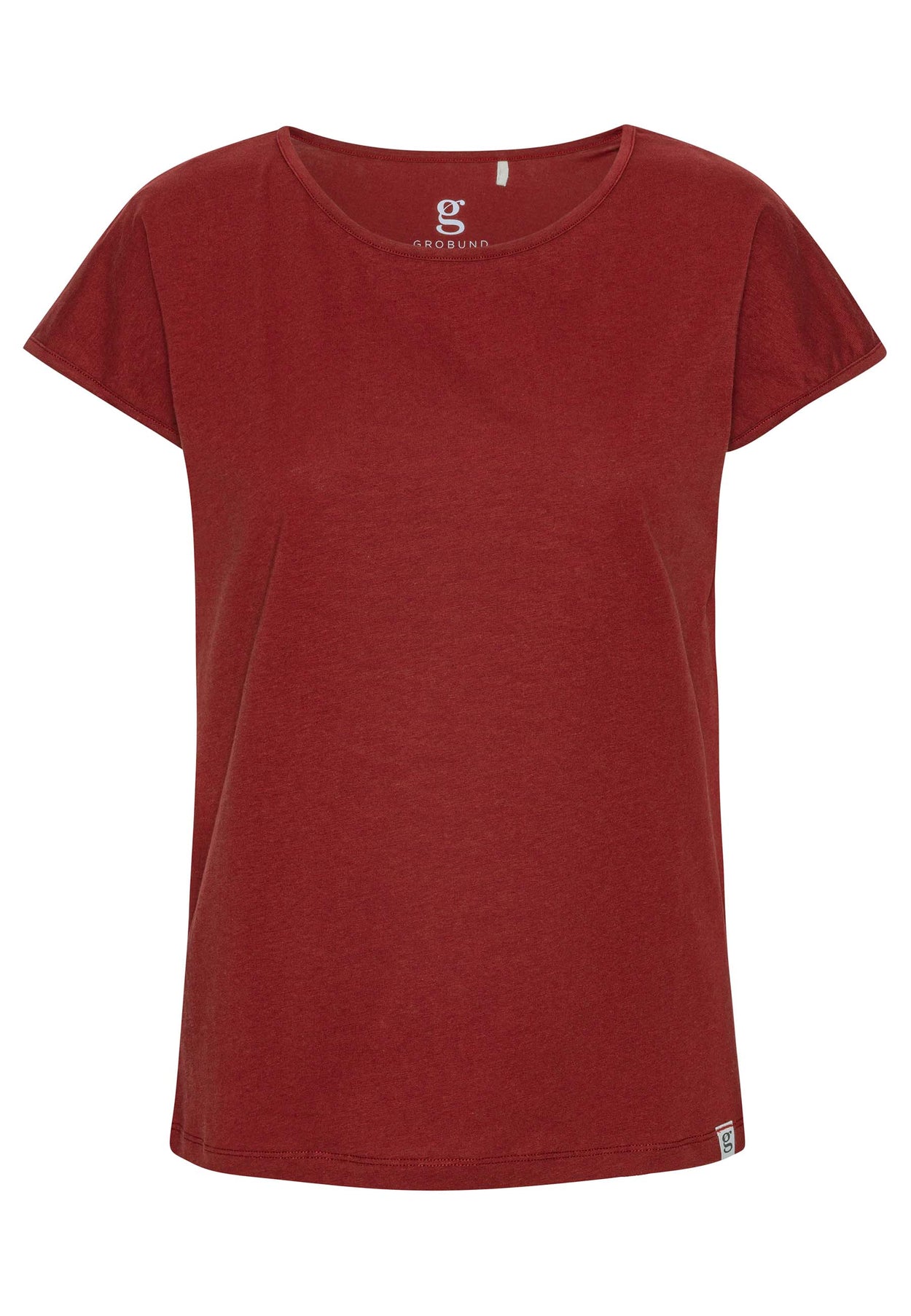 GROBUND Anna T-Shirt – die in Weinrot