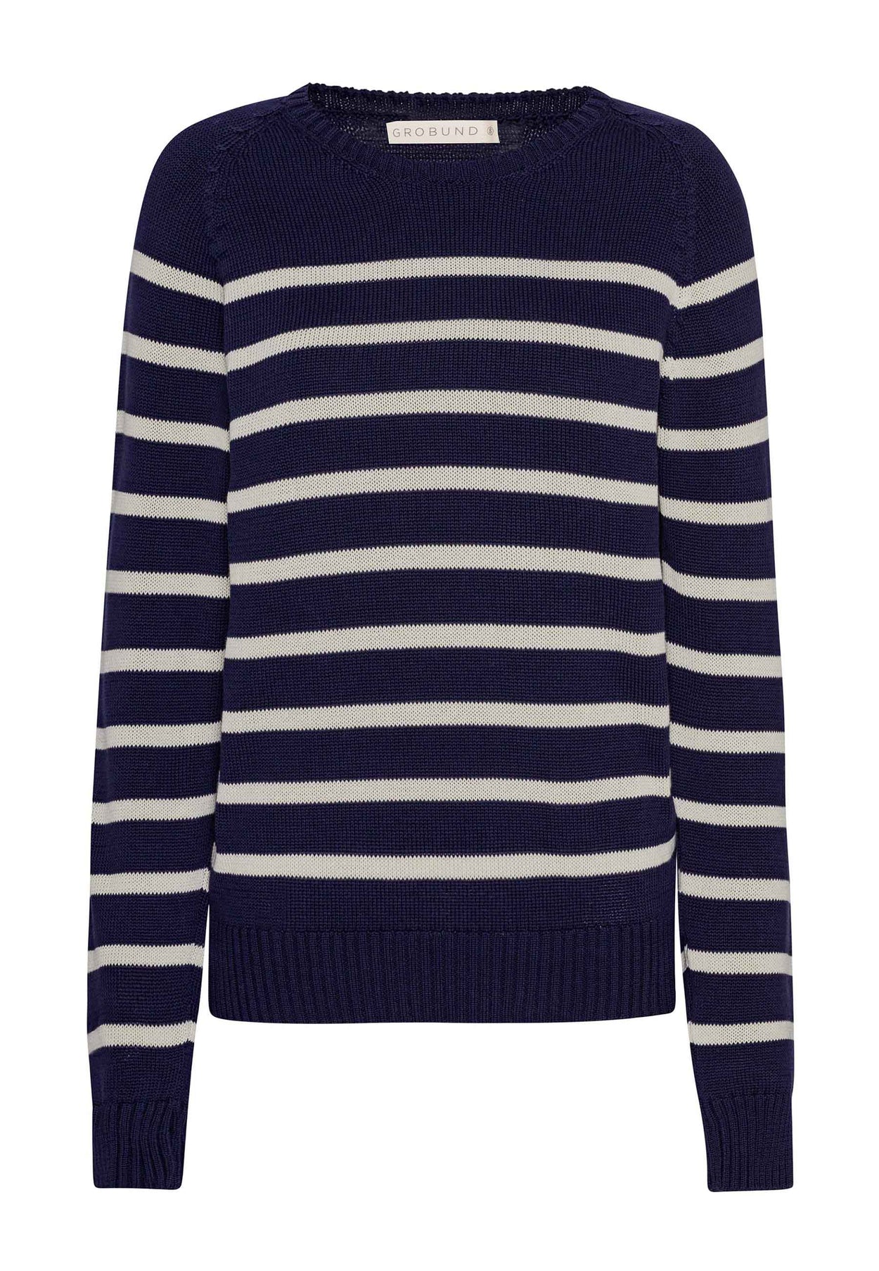 GROBUND Helga Strickpullover – der mit den weißen Streifen