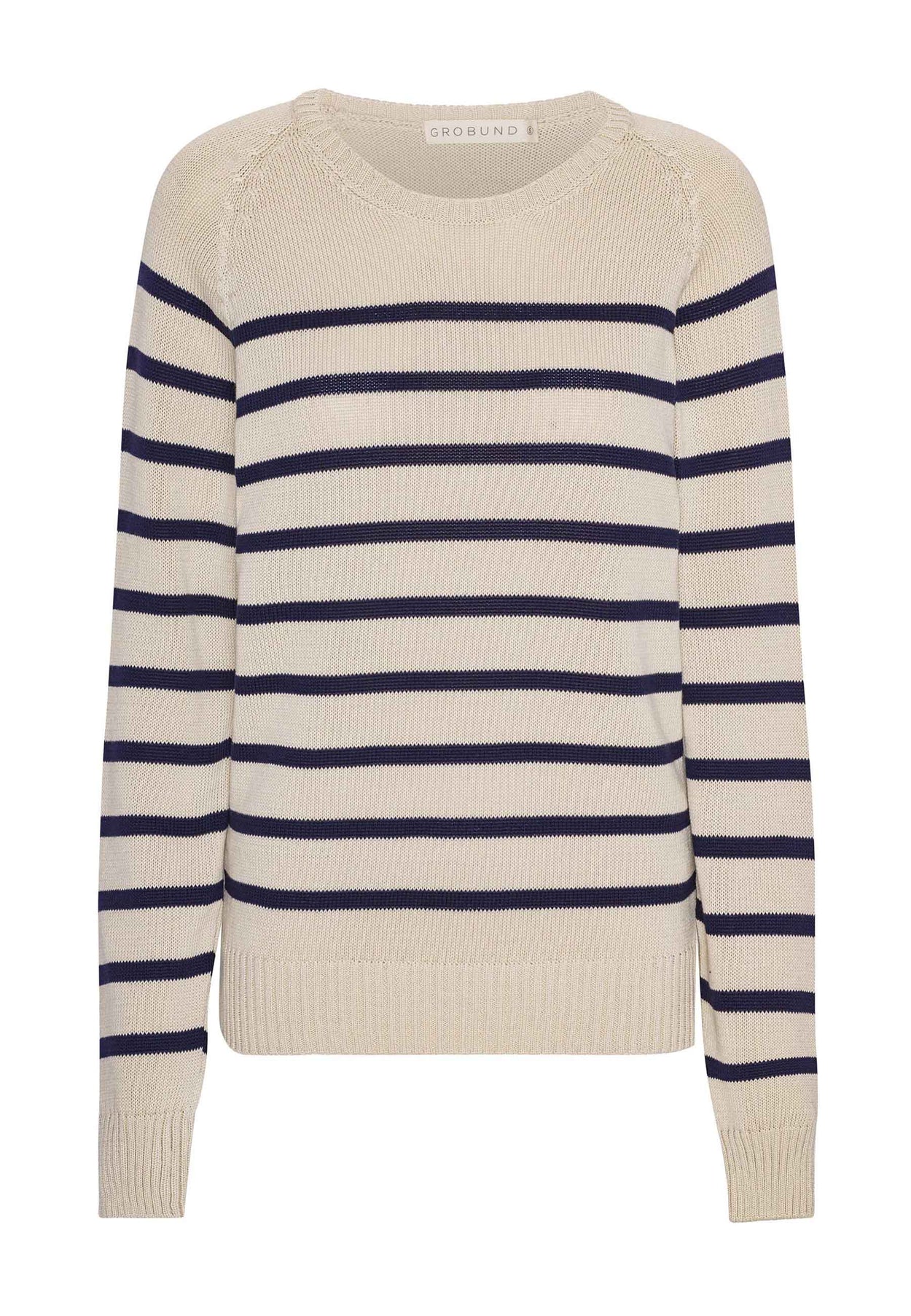 GROBUND Helga Strickpullover – der mit den blauen Streifen