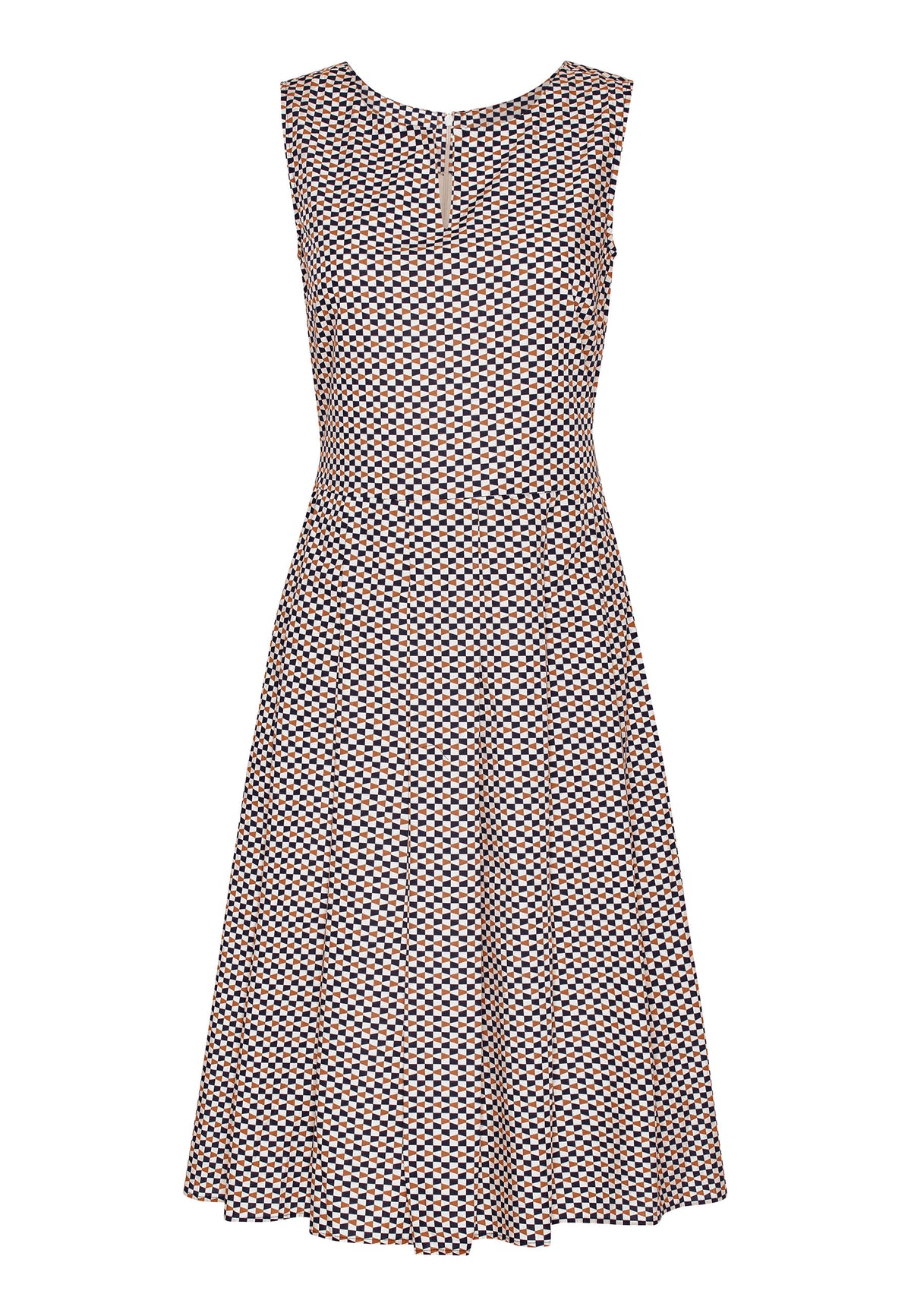 GROBUND Christiane-Kleid _ das mit grafischem Muster
