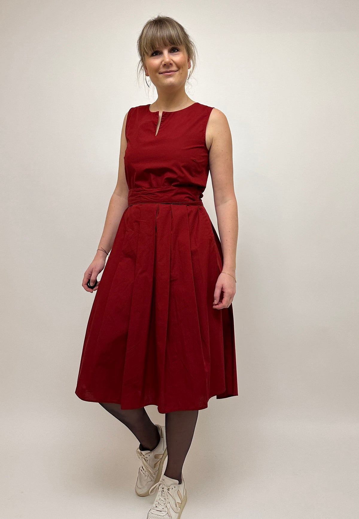 GROBUND Christiane Kleid - das in Weinrot