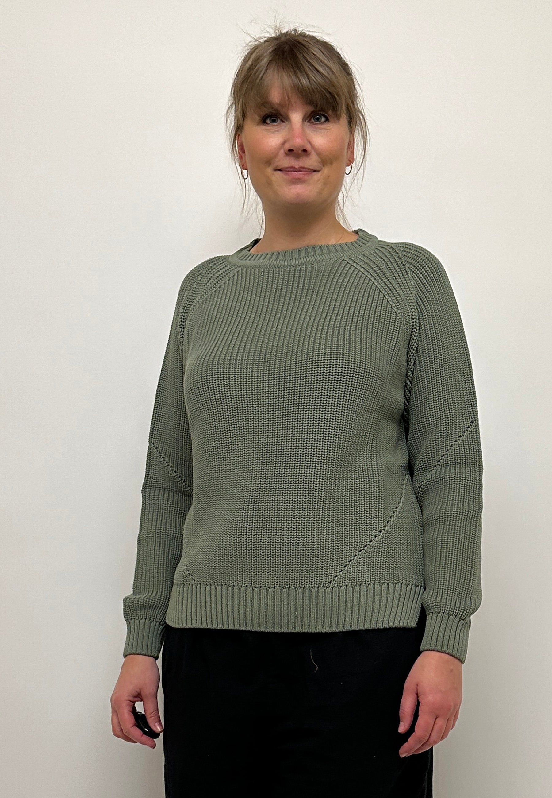 GROBUND Sally Strickpullover - der salbeigrüne