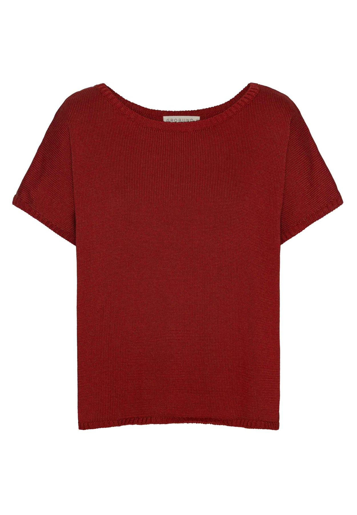 GROBUND Merle Strickpullover - rostfarben