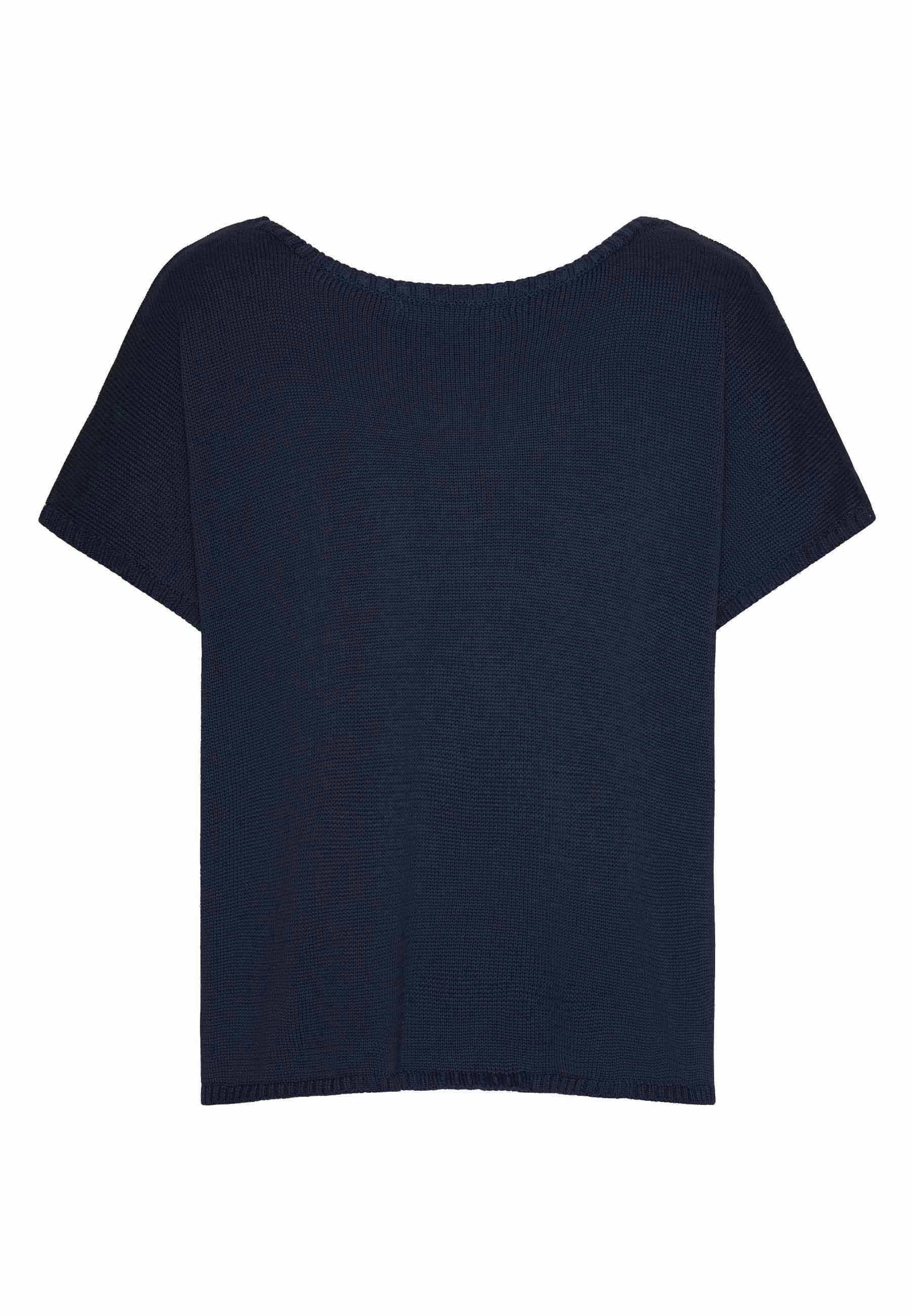 GROBUND Merle Strickpullover – Marineblau