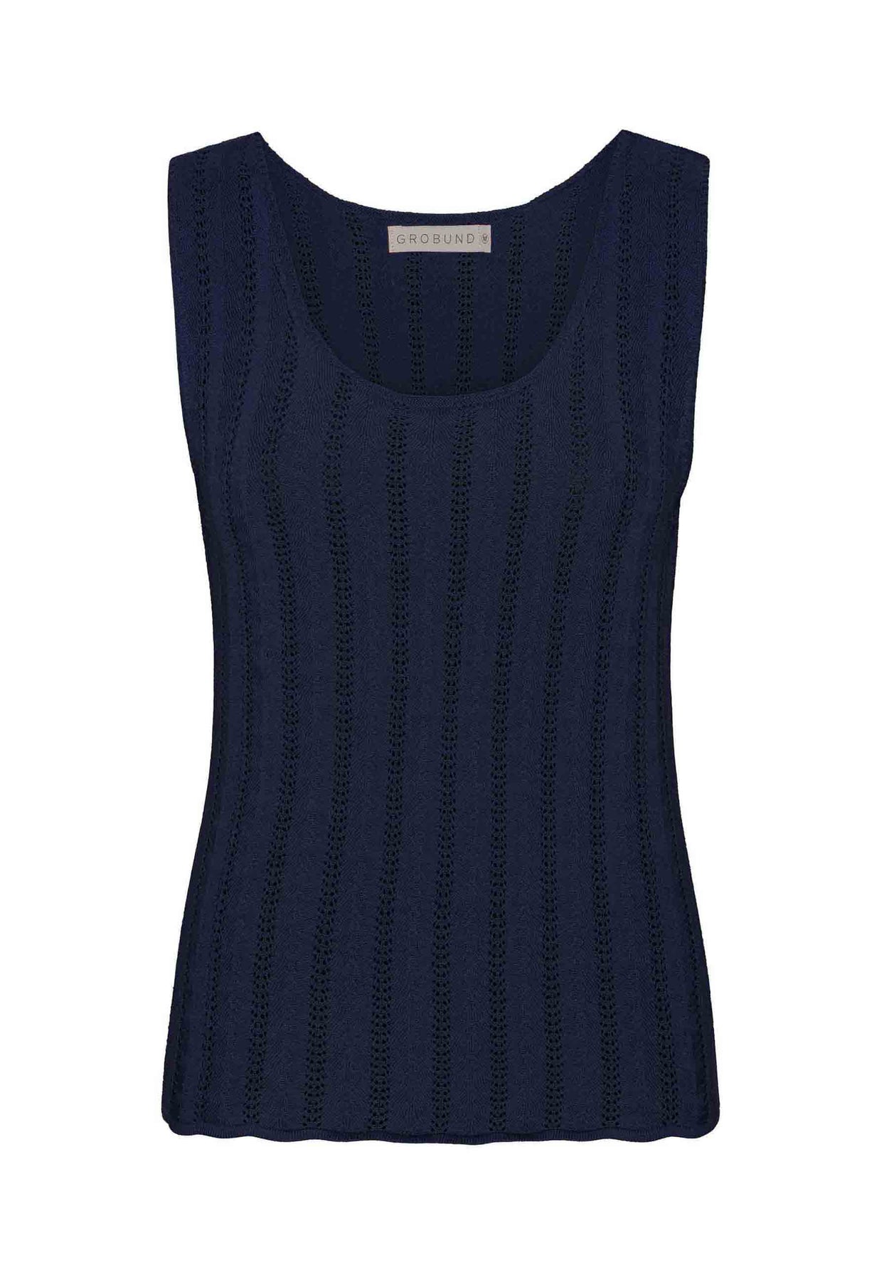 GROBUND Aase T-Shirt – die in Marineblau