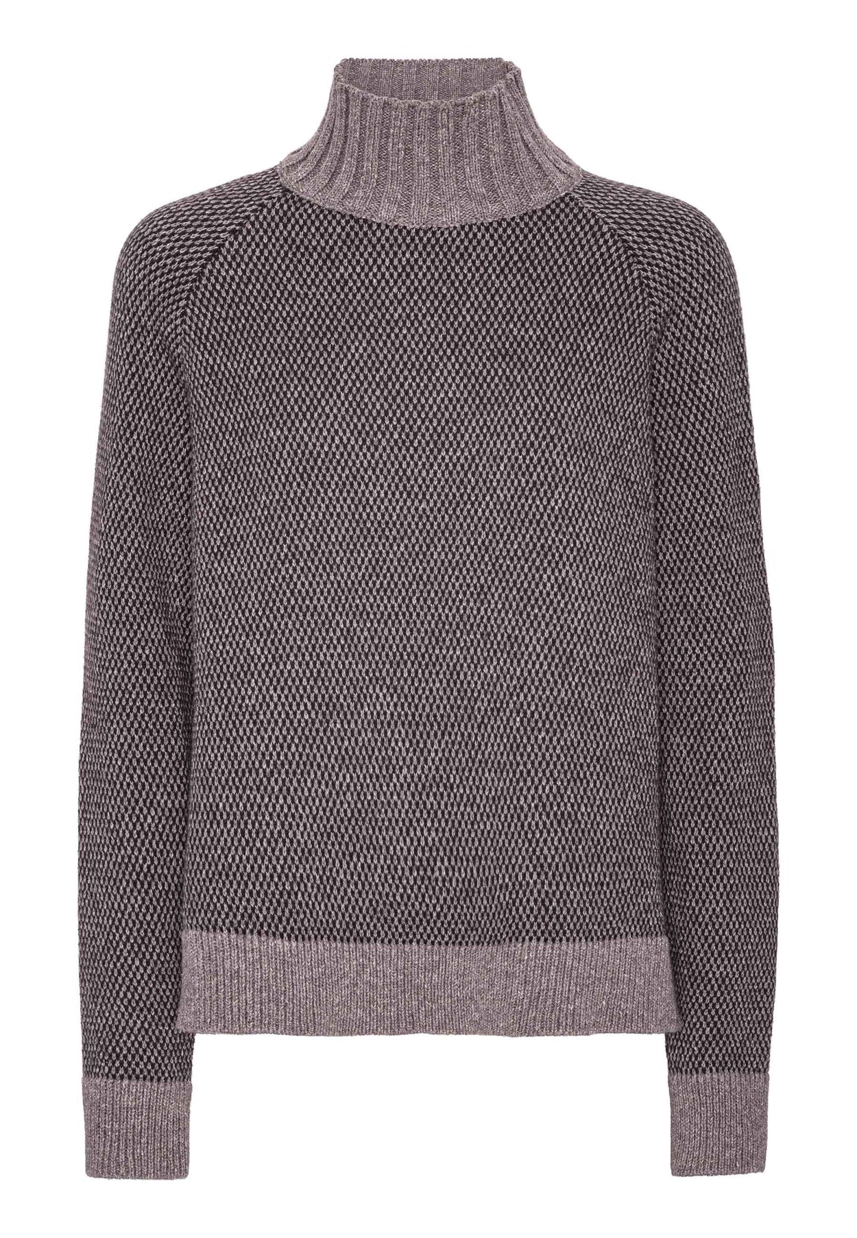 GROBUND Hilde Wollpullover - Steinfarbe