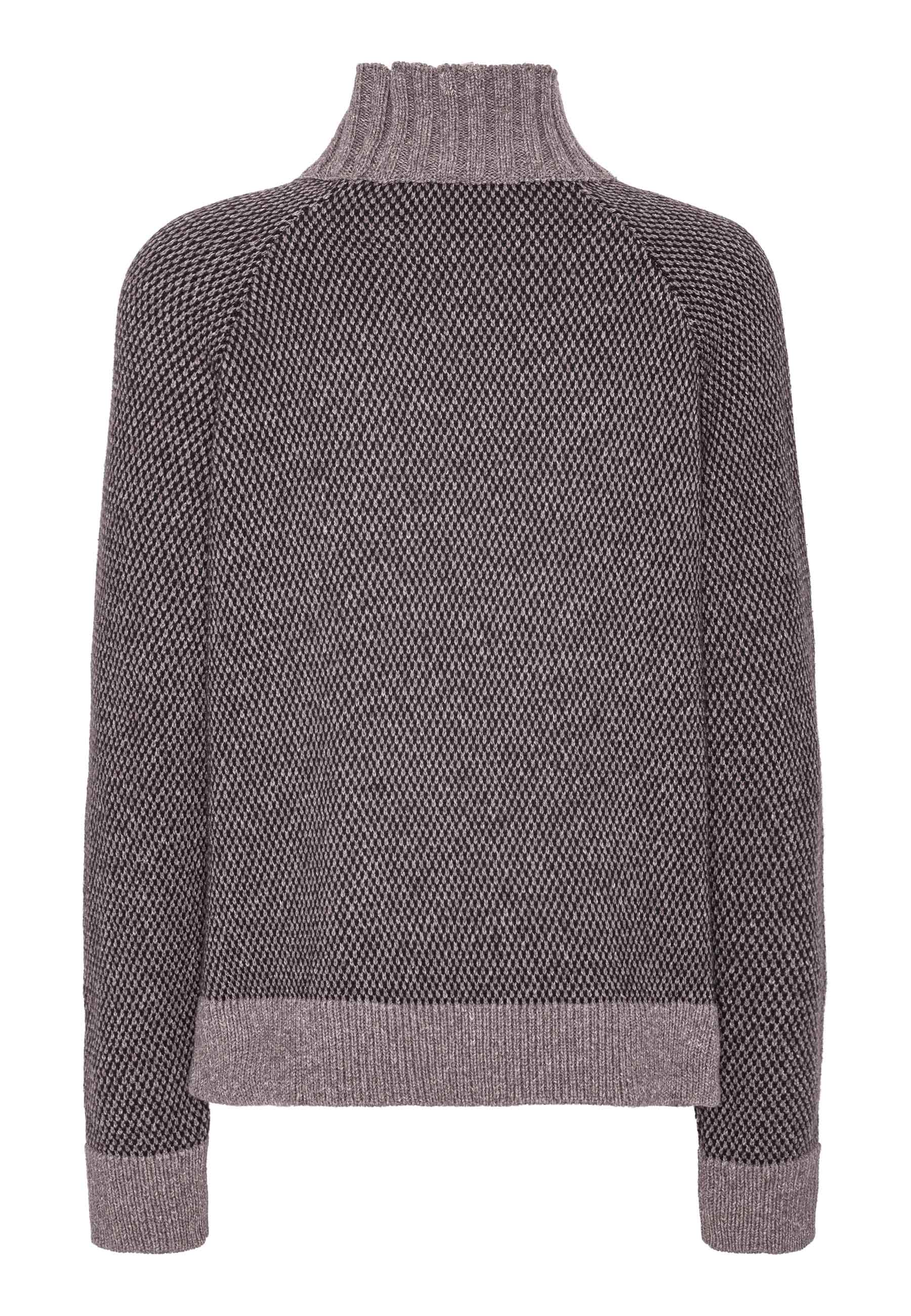 GROBUND Hilde Wollpullover - Steinfarbe