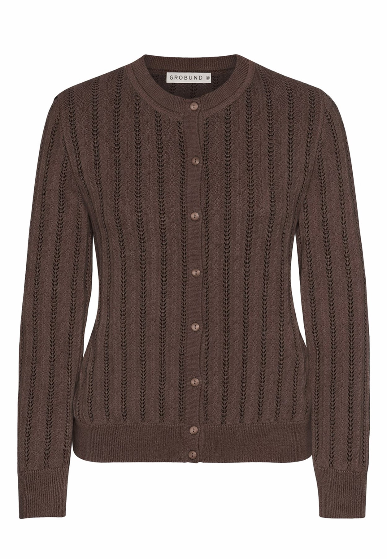 GROBUND Athene Cardigan – der in Nougat