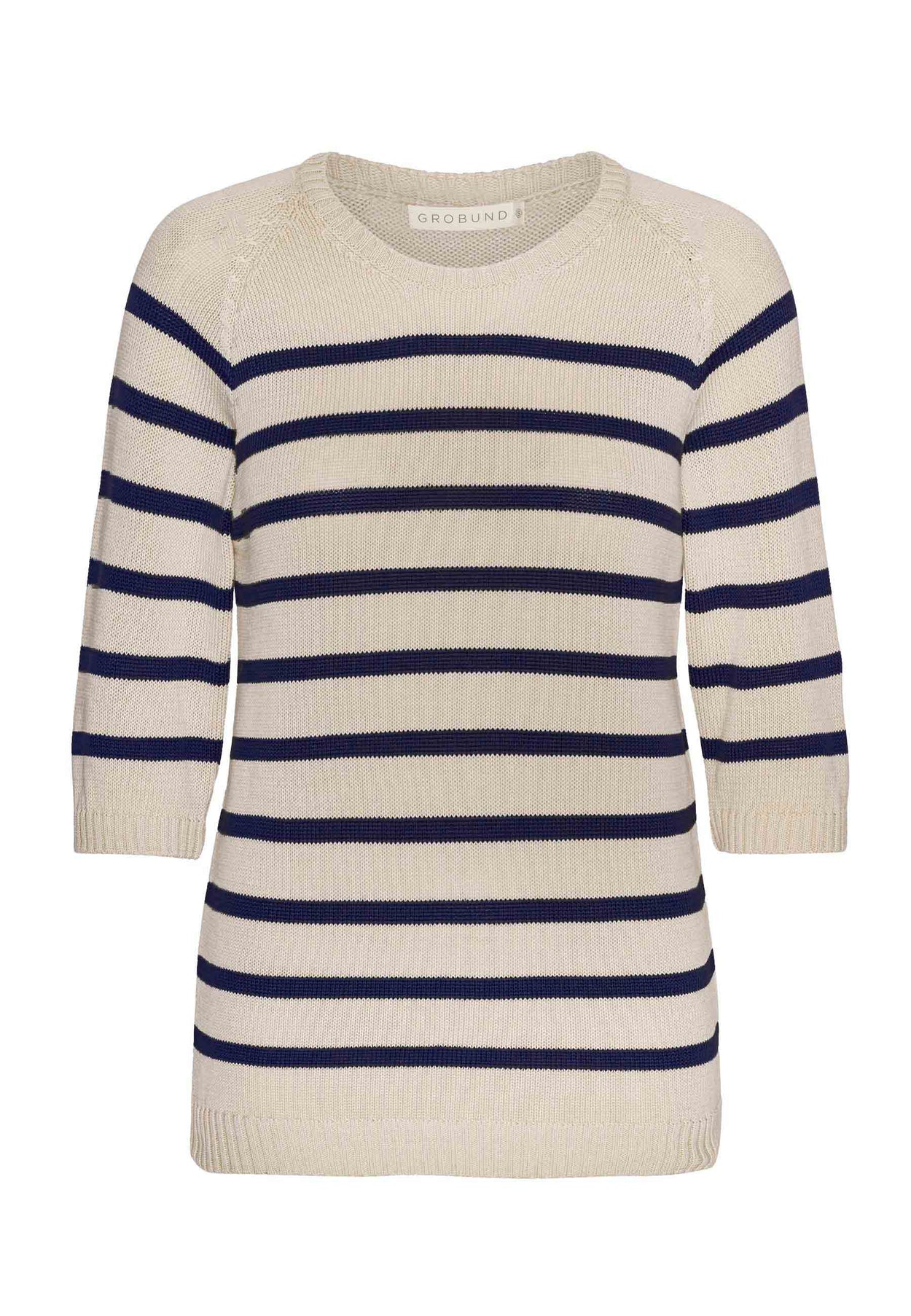 GROBUND Inga Tee – der mit marineblauen Streifen