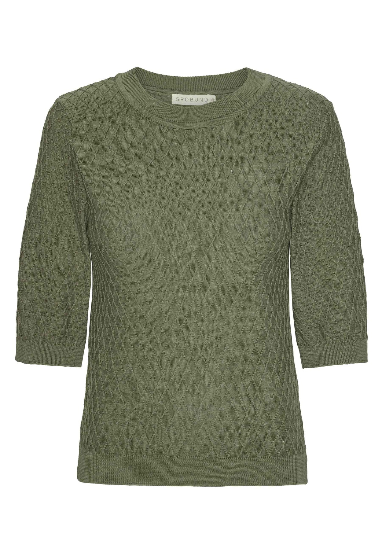 GROBUND Oda T-Shirt – die in Waldgrün