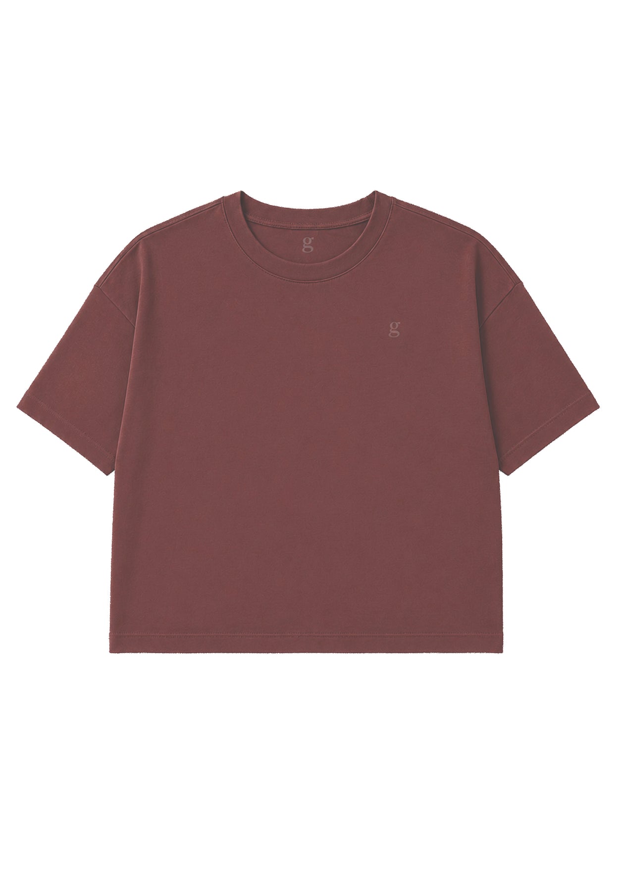 GROBUND Kamilla Tee - das kastige in Dark Sienna