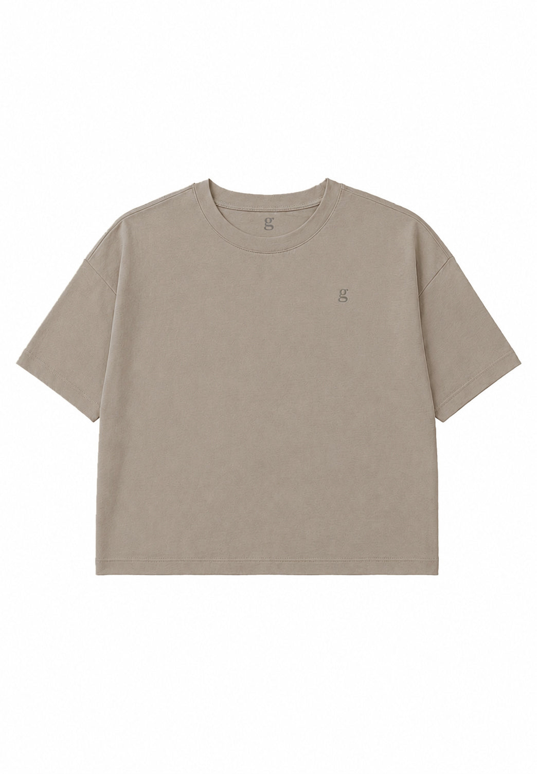 GROBUND Kamilla Tee – der Boxy-Schnitt in Truffle