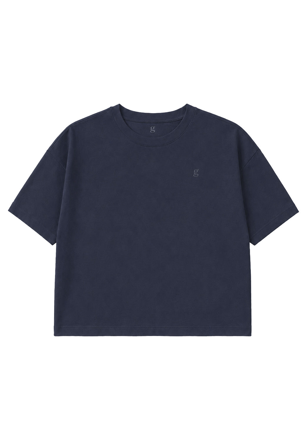 GROBUND Kamilla Tee - das kastige Shirt in Dunkelblau