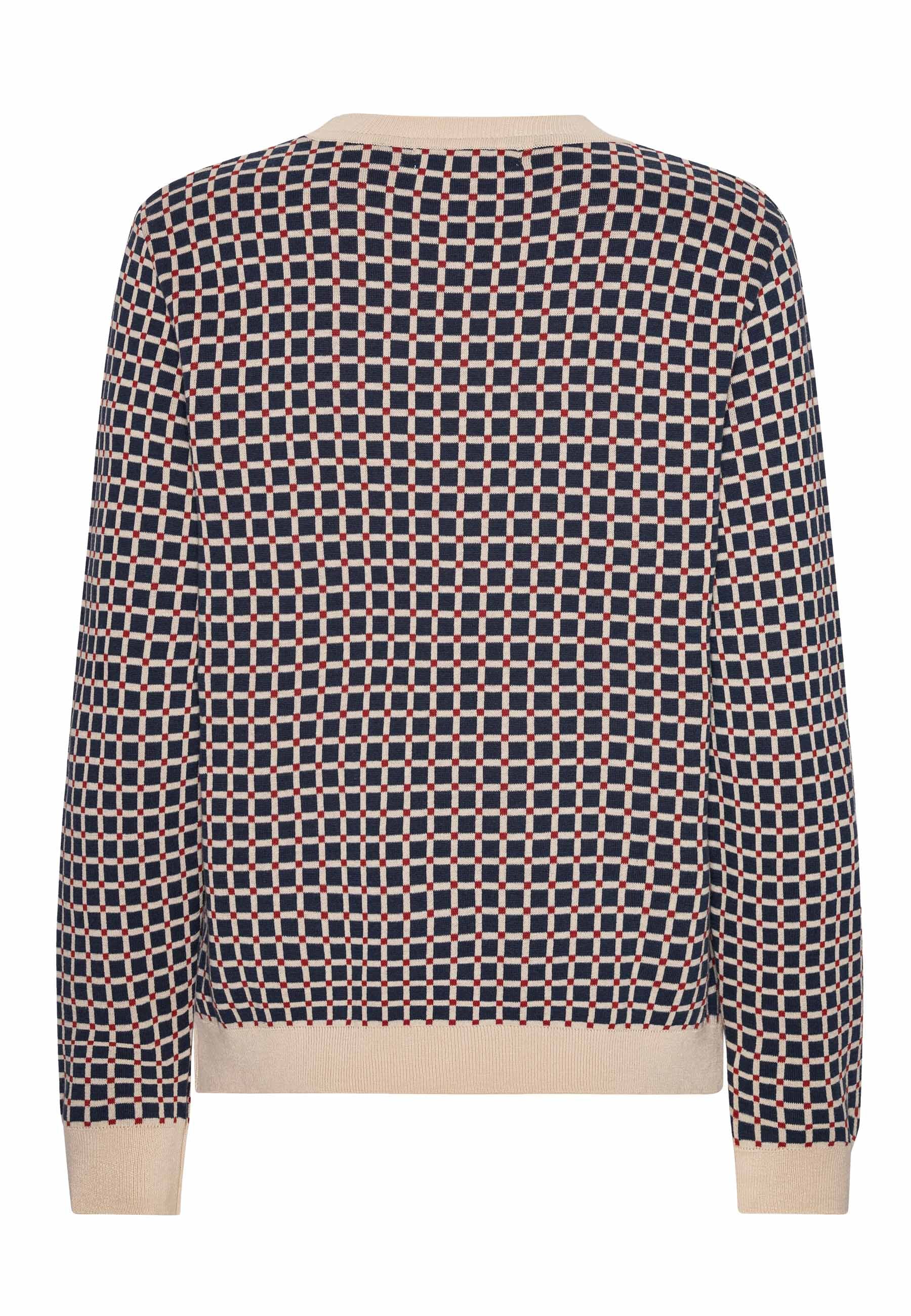 GROBUND Frida Strickpullover - der mit dem Mosaikmuster