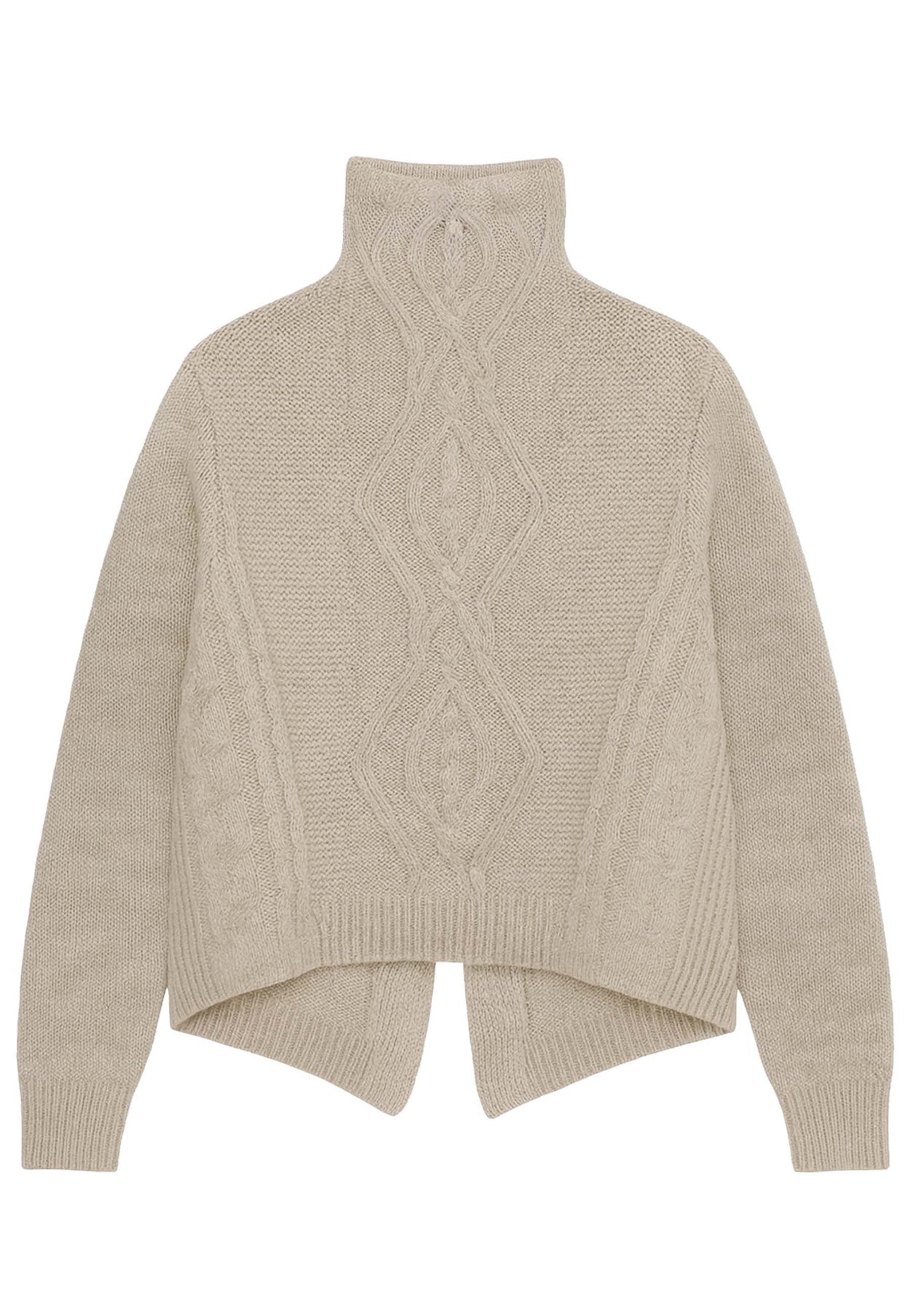 GROBUND Hermione Pullover – Beige Melange