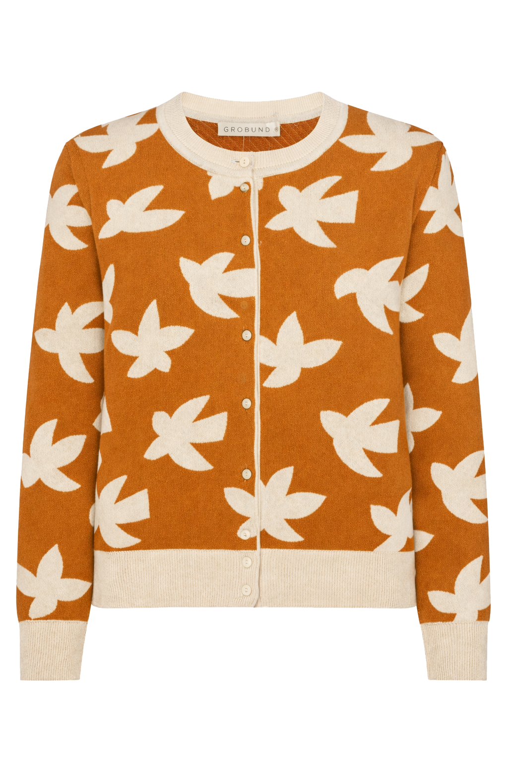GROBUND Lydia Cardigan - Friedentaube Karamell