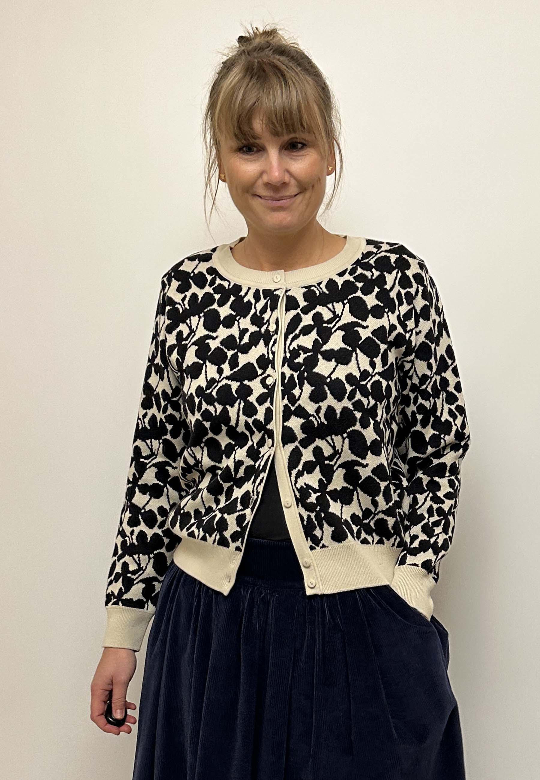 GROBUND Lydia Strickjacke - Night Flower