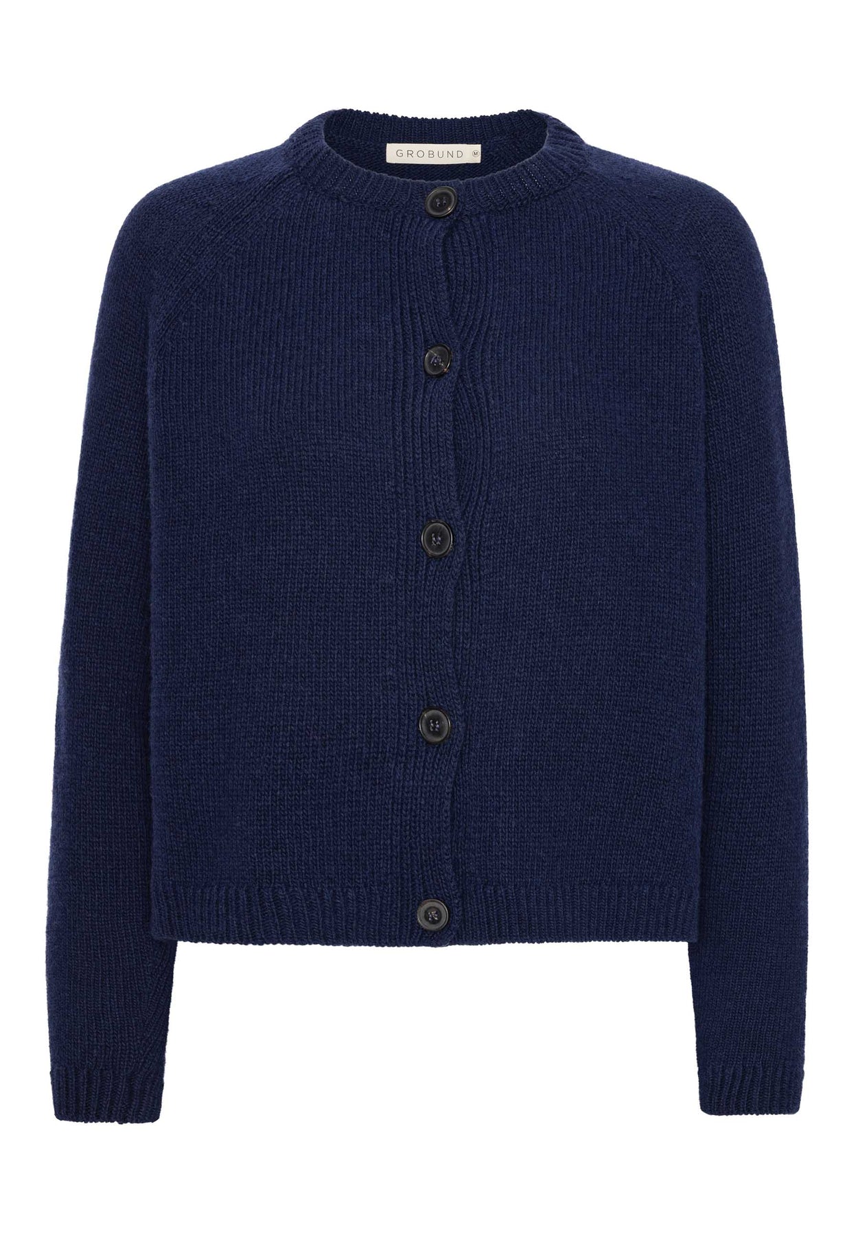 GROBUND Nanna Strickjacke - Blau Melange