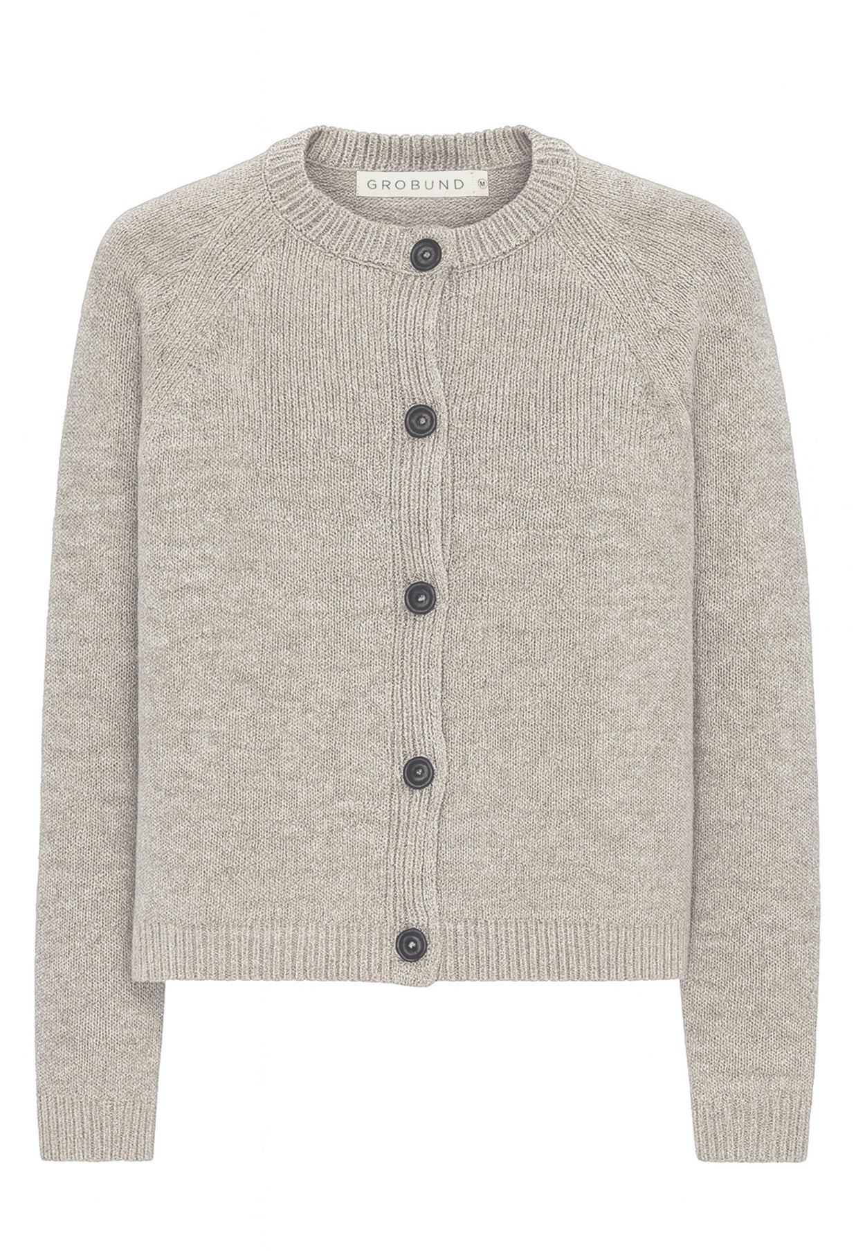 GROBUND Nanna Cardigan - die in Beige Melange