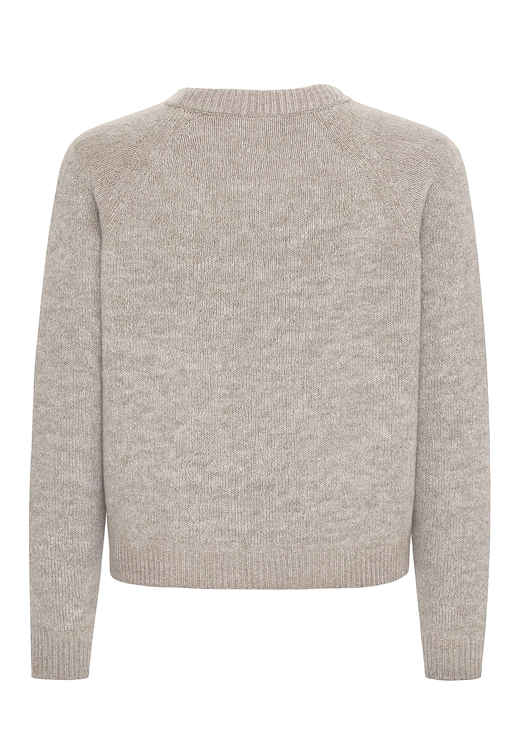 GROBUND Nanna Cardigan - die in Beige Melange