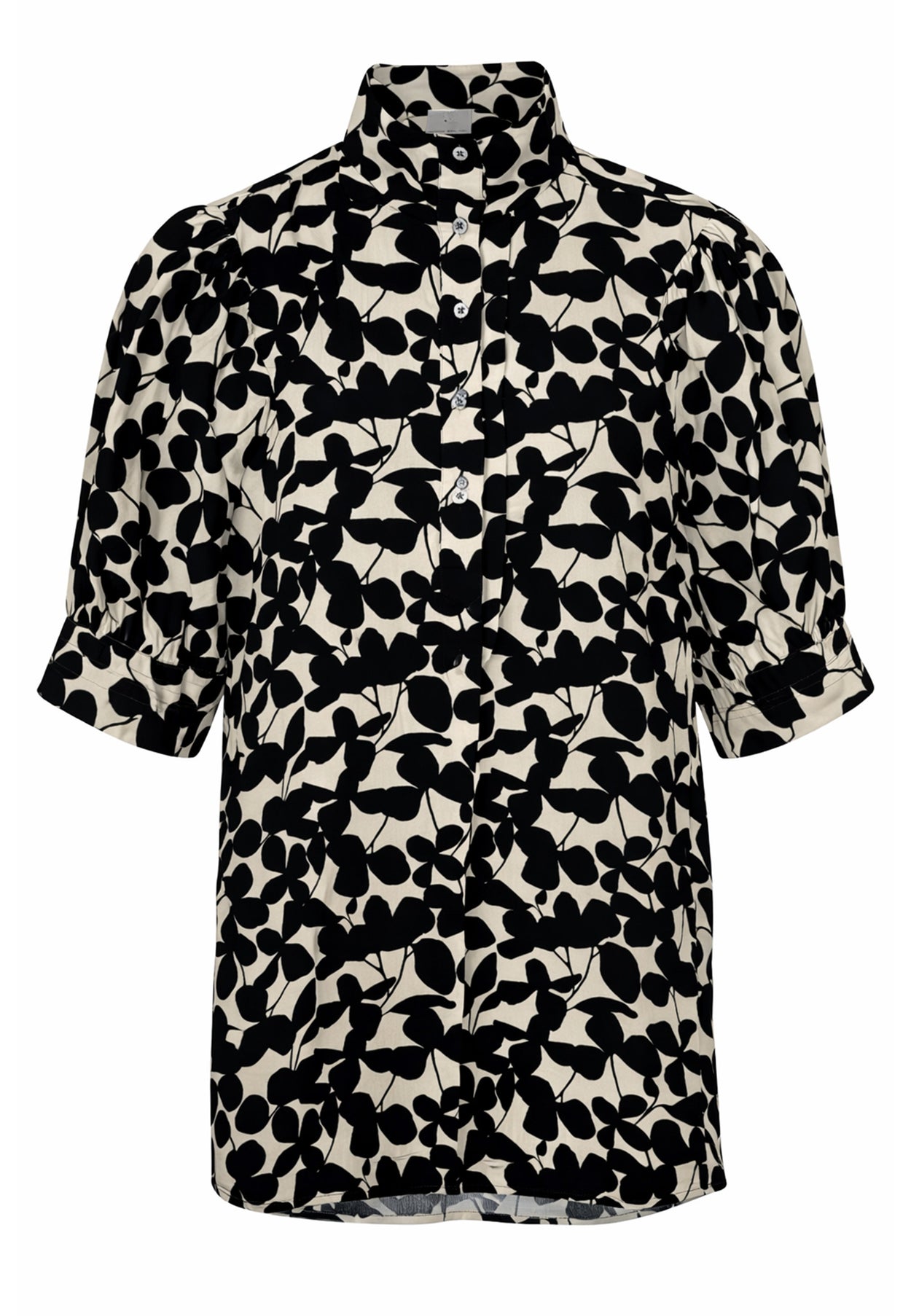 GROBUND Flora Hemd – das Kurzarmhemd mit Night Flower Print