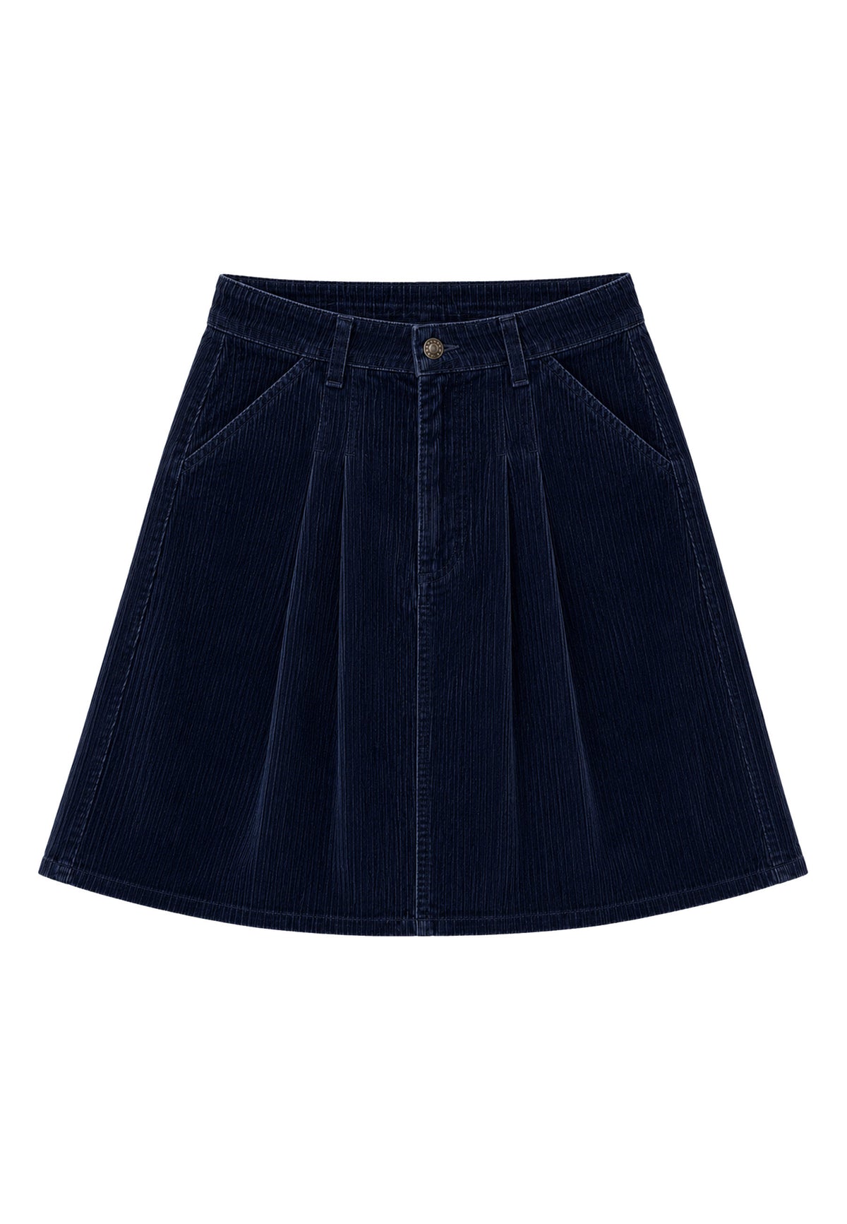 Olivia nederdelen | Navy fløjl