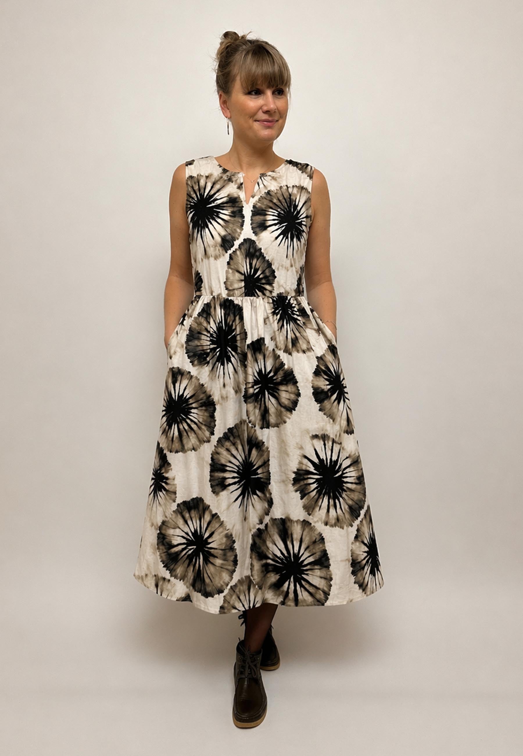 GROBUND Christiane Kleid – das mit Puste Blumen