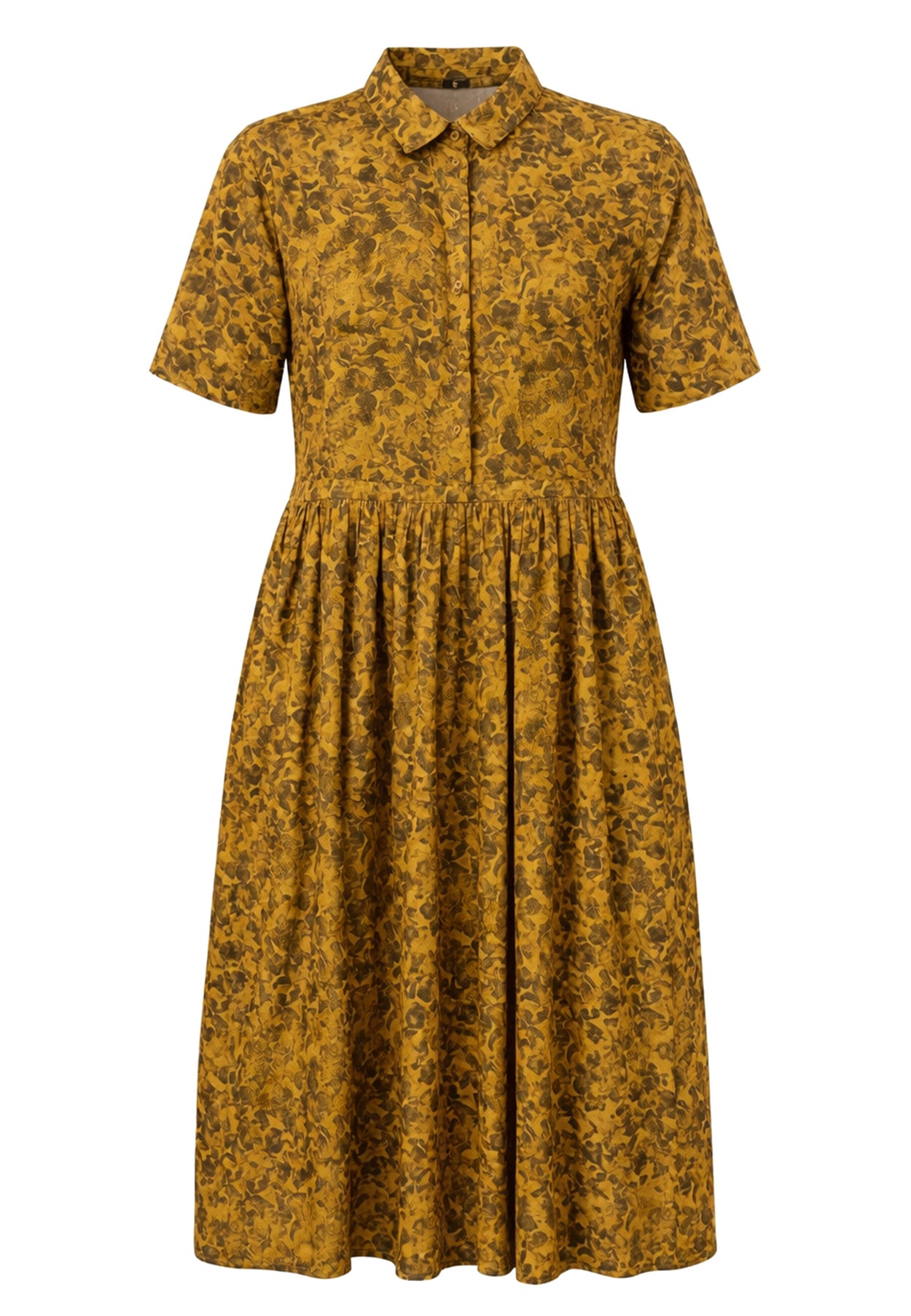 GROBUND Kleid Stinne – das mit Kragen in Golden Shadows