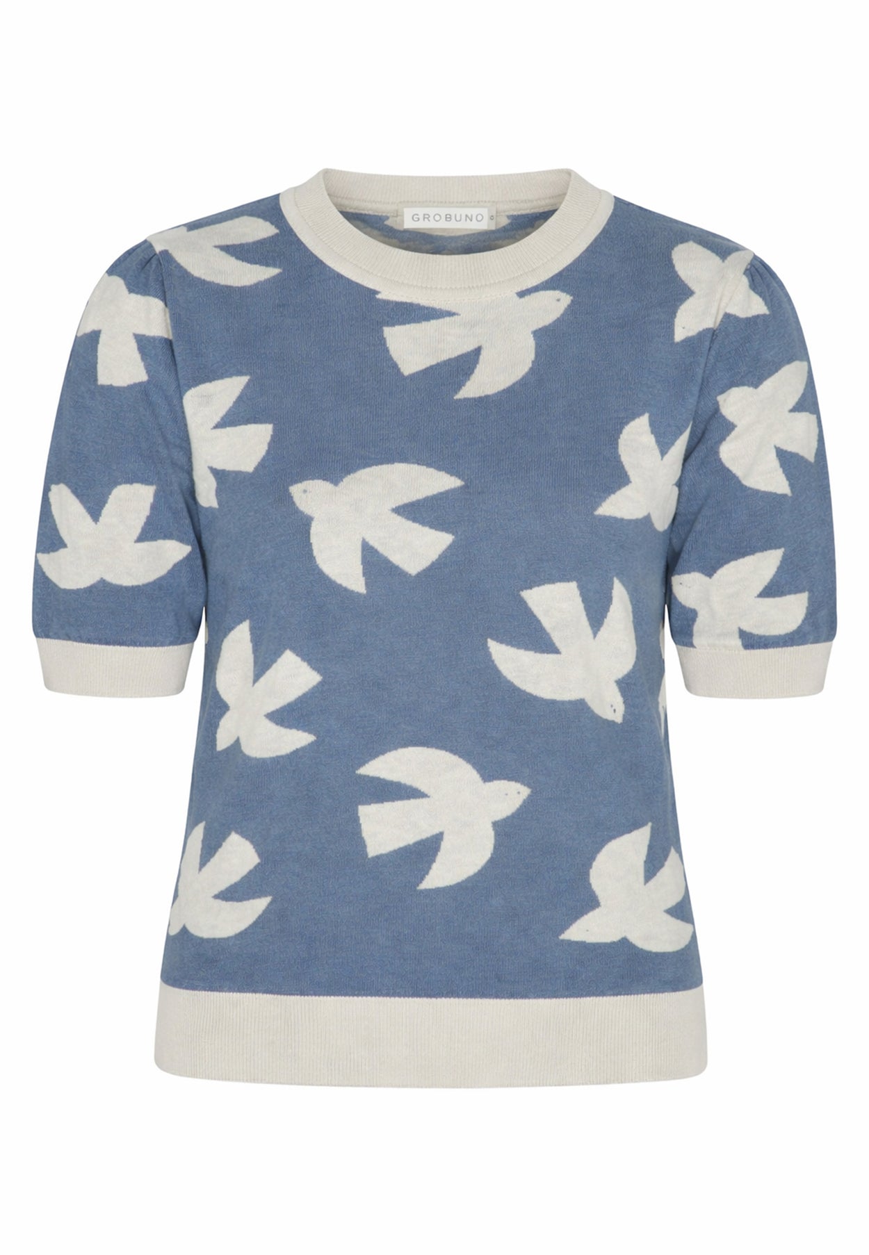 GROBUND Alva T-Shirt – Friedentaube Blau