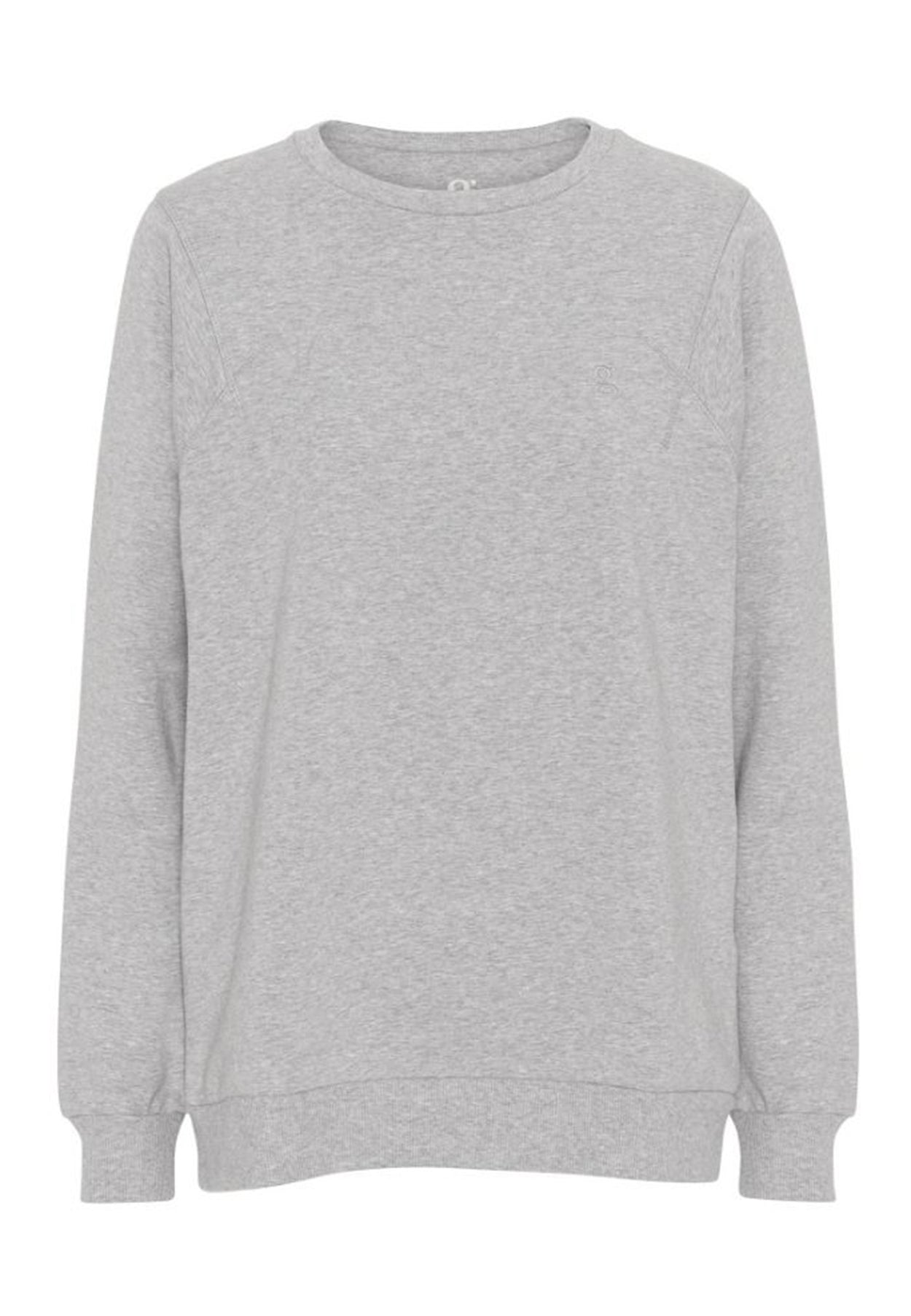 GROBUND Sava Sweatshirt – der Oversize in Grau Melange