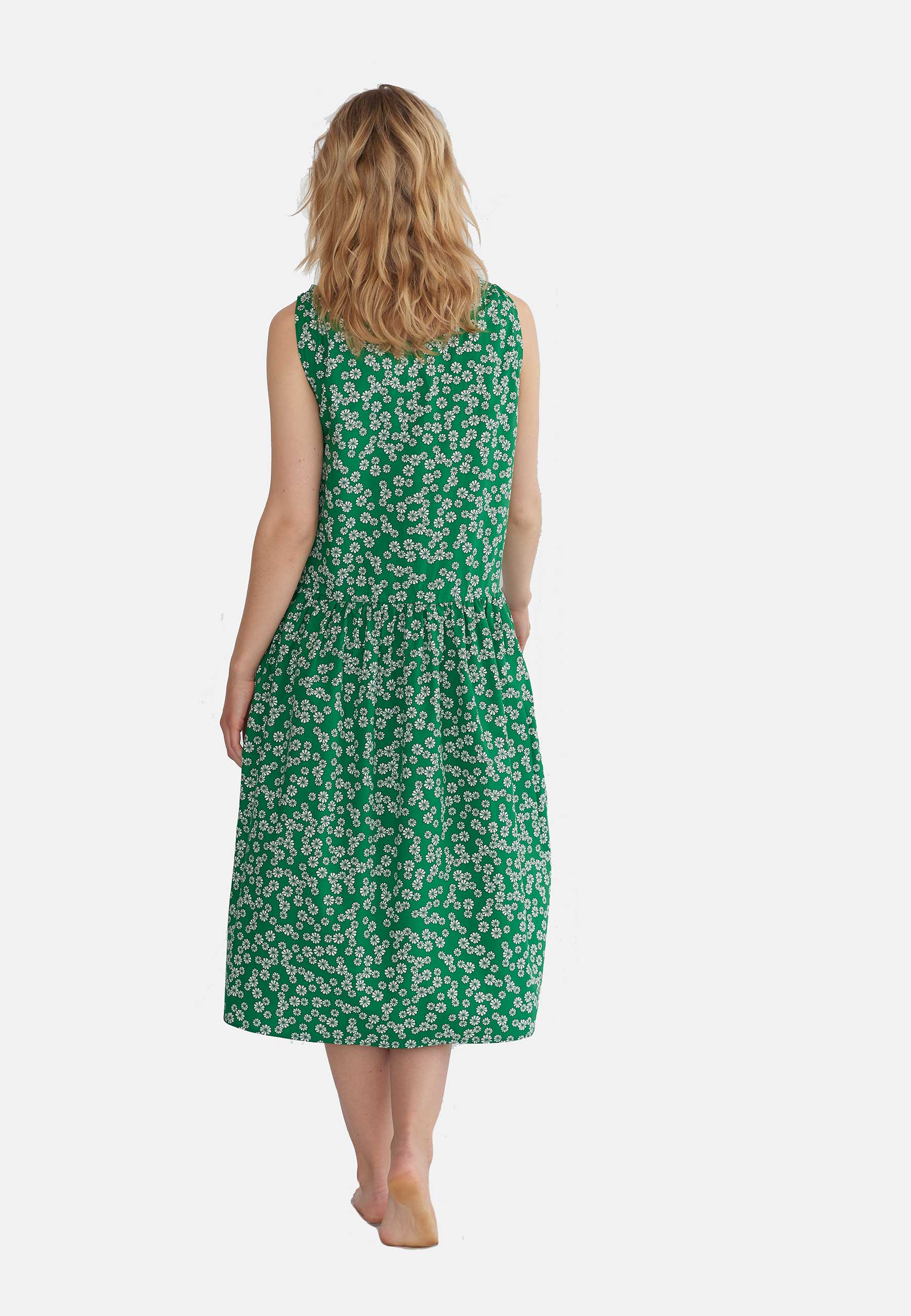 GROBUND Vilma Kleid – das Wendekleid in Grün mit Blumen