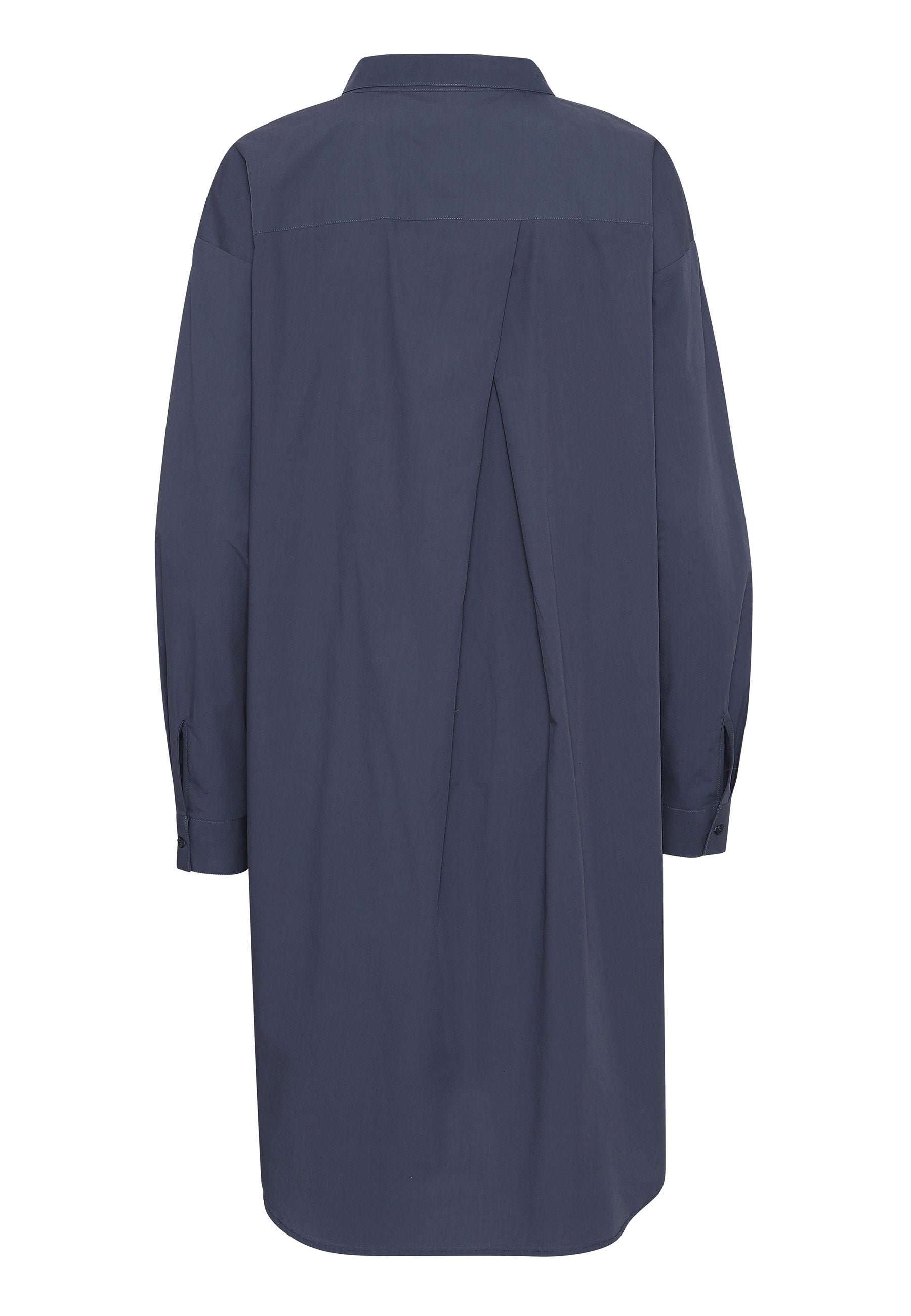 GROBUND Netta Hemdblusenkleid – das in Vintage-Blau