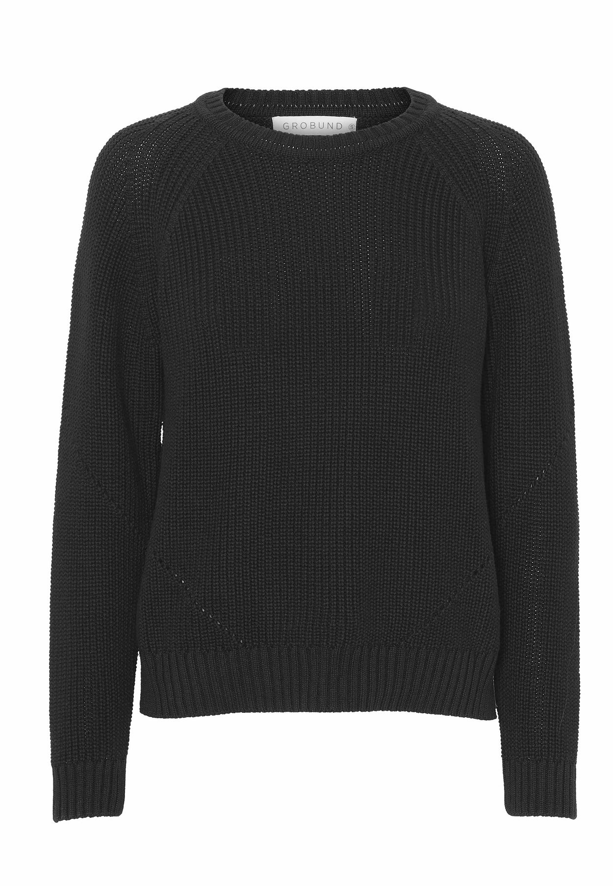 GROBUND Sally Strickpullover - Schwarz