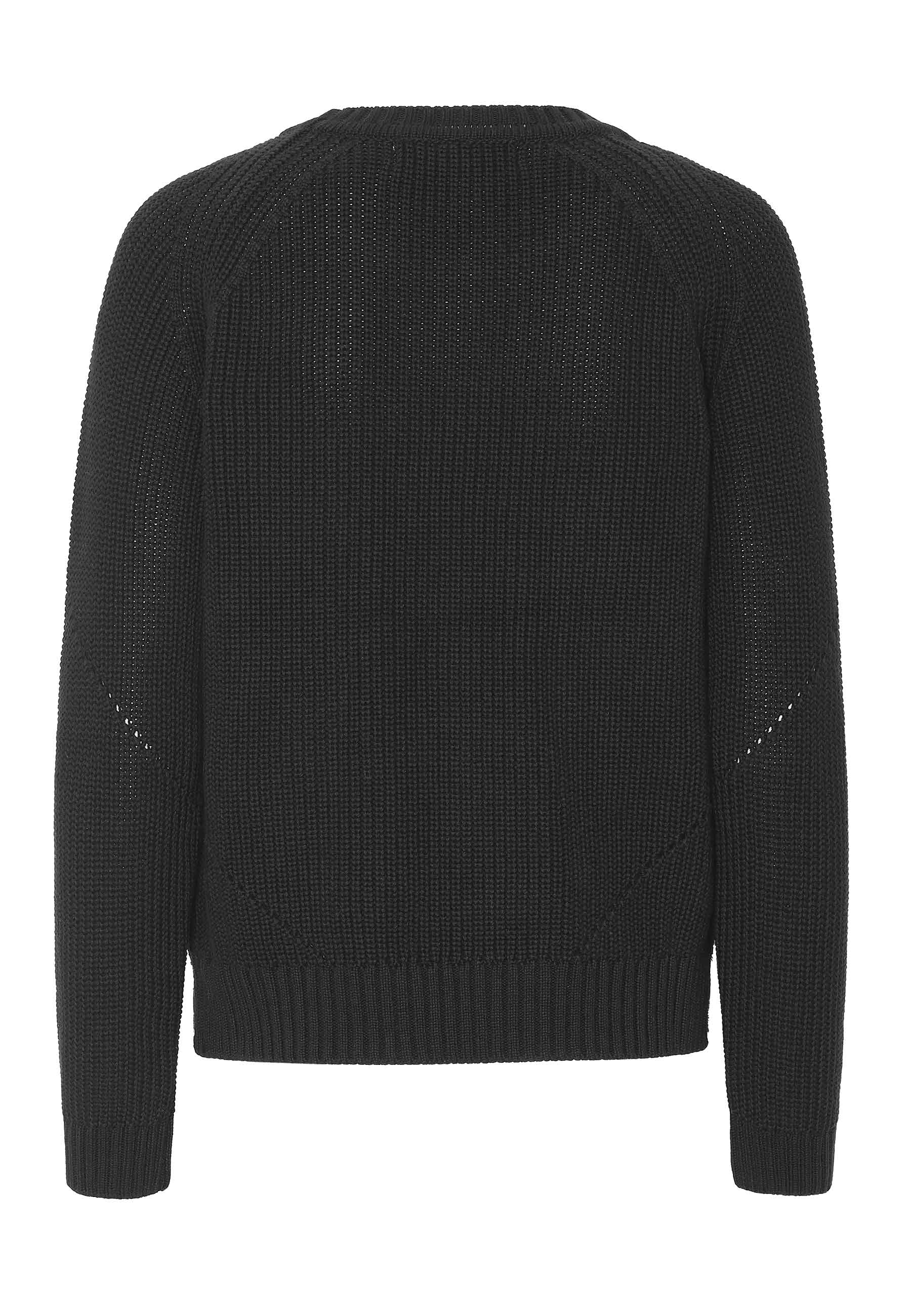 GROBUND Sally Strickpullover - Schwarz